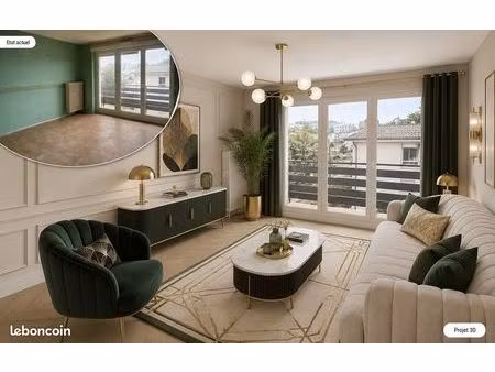 appartement 3 pièces 65 m²