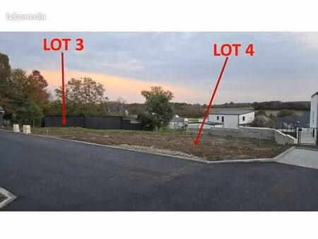 terrain à bâtir – lot 4 - viabilisé – libre de constructeur – en lotissement communal