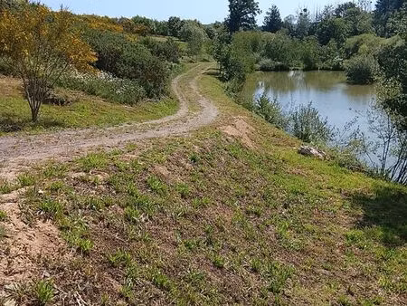 magnifique terrain de 1hectare 200  2 étangs poisonneux