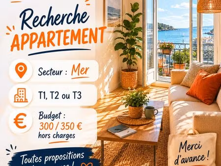 recherche appartement ou studio