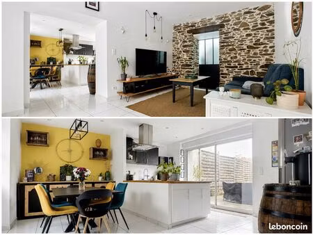 maison rénovée 96 m² – 3 chambres – terrain 427 m² – pt st martin