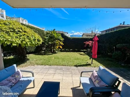 rare bernin - beau t3 (72 m2) en rez de jardin (365 m2 de terrain) + garage individuel (av