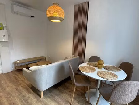 appartement meublé t2 avec terrasse et parking