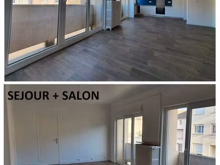 appartement t5 très lumineux de 106 m2 + local / chauffage compris dans les charges