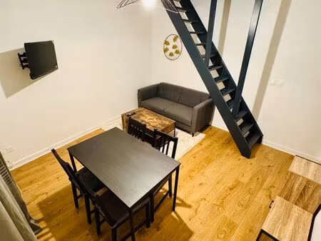 f2 meublé 36m2 - centre-ville - refait à neuf