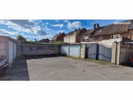 lot de 4 garages – 16 m² chacun – lillers  proche centre-ville