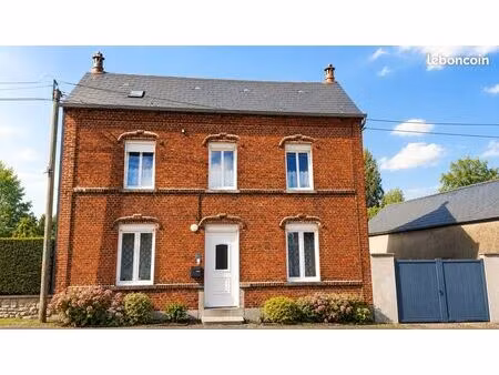 maison individuelle rénovée 80 m² + grand jardin – centre beugnies