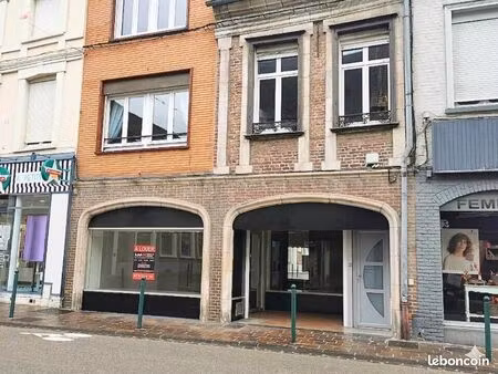 local commercial 200 m² aire sur la lys