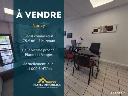 local commercial 76 m² nancy