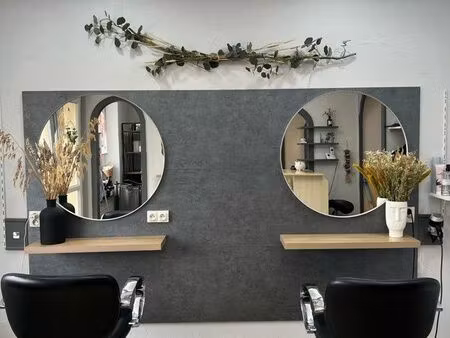 salon de coiffure clé en main à vendre - faible loyer