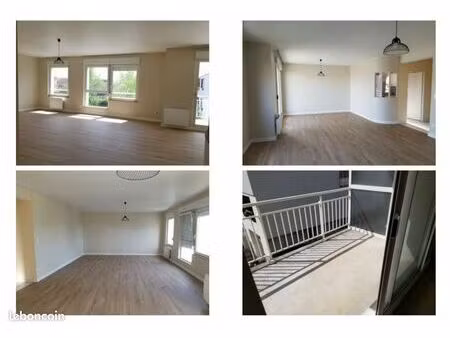 appartement de 5 pièces  103.92 m²  3 chambres  au 2ème étage d’un immeuble récent avec as