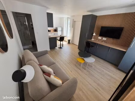 studio meuble 25m2  entierement renove  derriere la gare  650 charges comprises