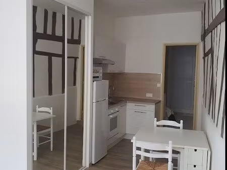 studio meublé ou bureau de 22 m2 centre ville rue de la halle