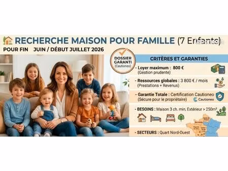 ​◊ recherche logement : entrepreneure & maman solo cherche propriétaire basé sur la confia