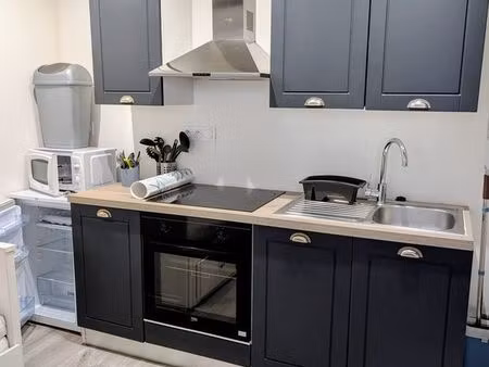 studio 14m² meublé dans immeuble sécurisé