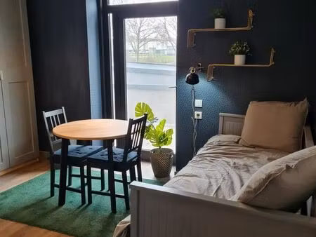 ay sur moselle coquet studio meuble avec terrasse