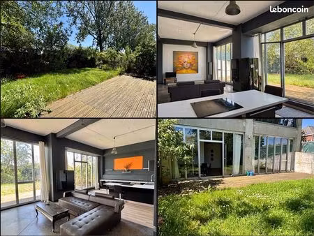 loft avec jardin au calme