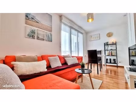 appartement 2 pièces meublé avec balcon et parking souterrain