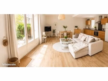 appartement en rez-de-jardin - 80m2