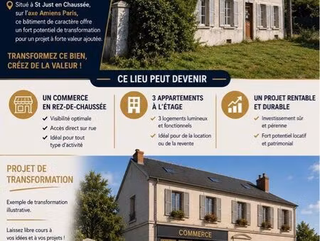 immeuble avec création commerce