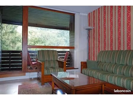 duplex 100m2 4ch - vue cascade - plein centre ville mont-dore