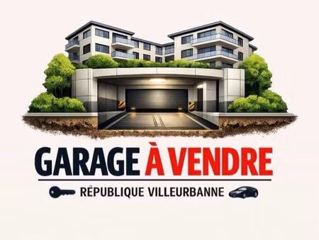 république villeurbanne- vente garage