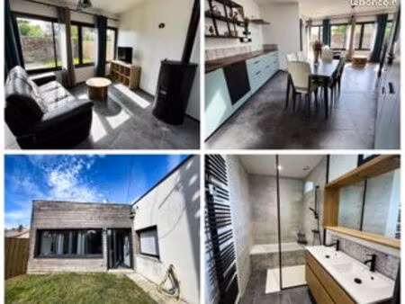 maison meublée 79 m² – 3 chambres – jardin – bouguenais les c