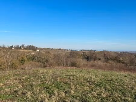 terrain d’exception – vue panoramique sur les alpes et le mont blanc