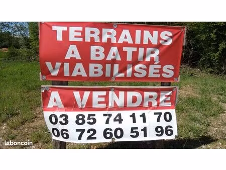 terrain à bâtir saillenard 71580