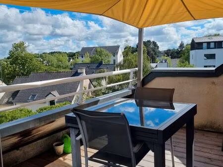 t3 lumineux avec belle terrasse centre-ville la chapelle-sur-erdre