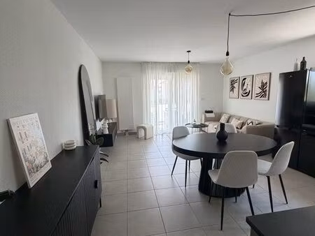rixheim – bel appartement meublé 3 pièces rénové avec terrasse et garage