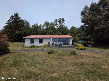 maison plain pied terrain 3100m2 vue