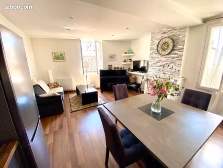 duplex rénové 115m² au sol – hyper centre – dernier étage – lumineux – sans vis-à-vis