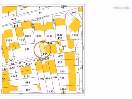 parcelle constructible de 89 m2