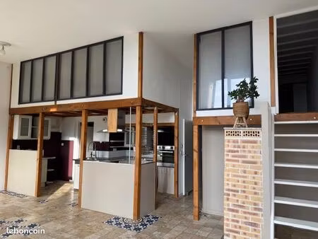 loft 95/115m2 bbc terrasse park métro  lille hellemmes