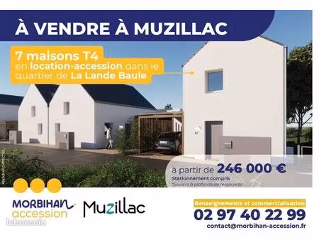maison 86 m² muzillac