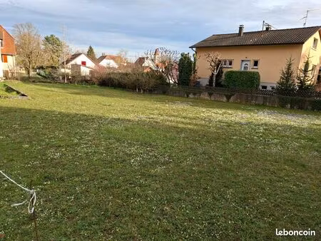 vends terrain de construction habsheim