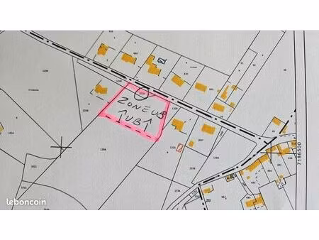terrain 3000 m² la chapelle-huon