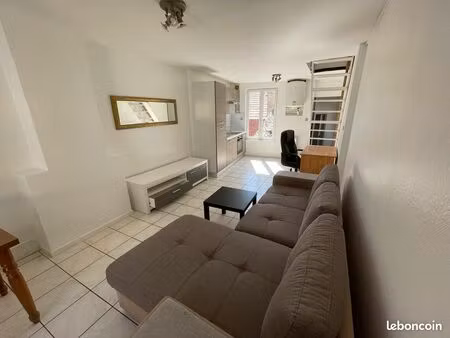 appartement meublé 2 pièces duplex