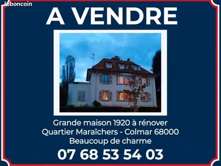 charmante maison alsacienne familiale avec grande terrasse et jardin