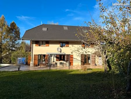 maison familiale avec piscine chauffée à chainaz-les-frasses