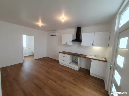 maison t2 32 m² + cave + terrain