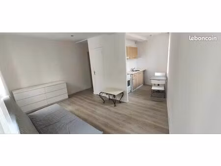 f1 26 m2  proche centre ville et tout commerce  petit jardin commun