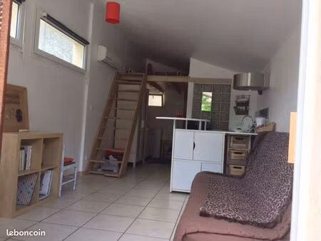domène studio 25 m2 +mezzanine indep. villa