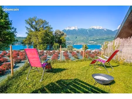 duingt – appartement avec grande terrasse face au lac d’annecy
