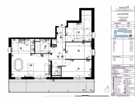 appartement 77 m² ostwald