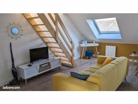 appartement t2 + mezzanine en centre ville et parking