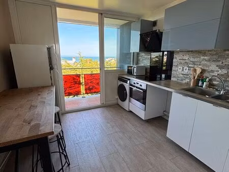 location à l’année appartement vue mer donville