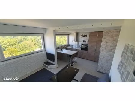 poissy studio 33m2 vue forêt au calme