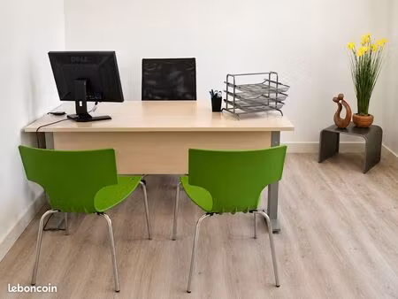 bureau indépendant lumineux à louer - durée à la carte de la 1/2 journée au mois